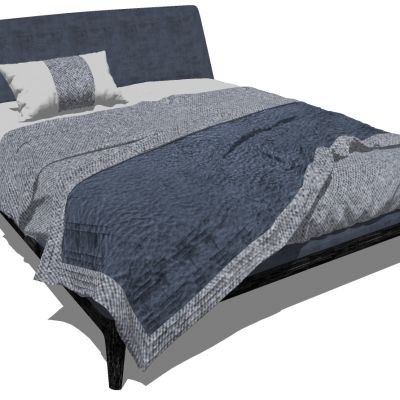 北欧现代双人床