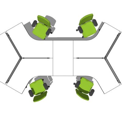 现代办公桌椅员工工位