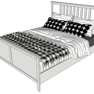 北欧现代双人床