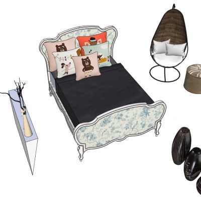 欧式法式儿童房