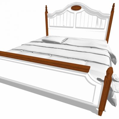 地中海欧式双人床