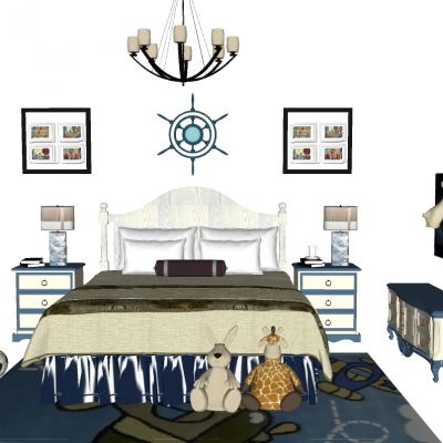 欧式地中海儿童房