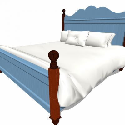 地中海欧式双人床