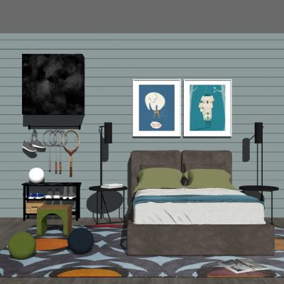 现代北欧儿童房