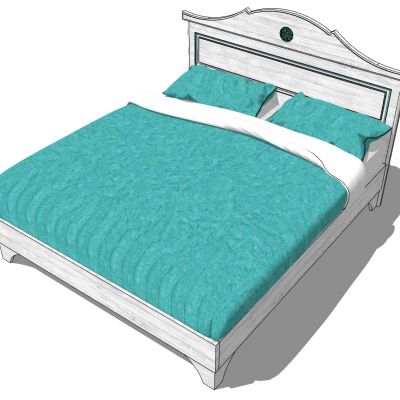 欧式法式简约双人床