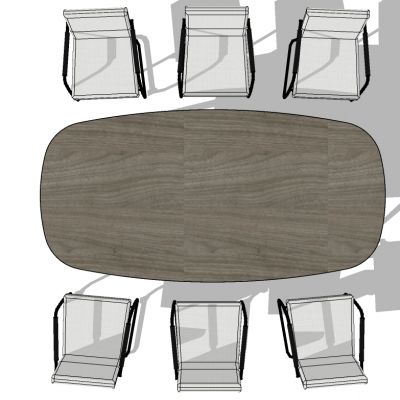 现代会议桌办公椅子