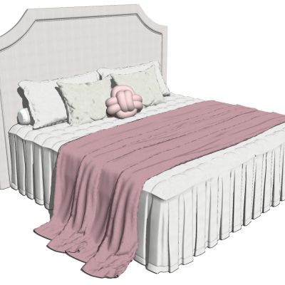 简欧式美式儿童床