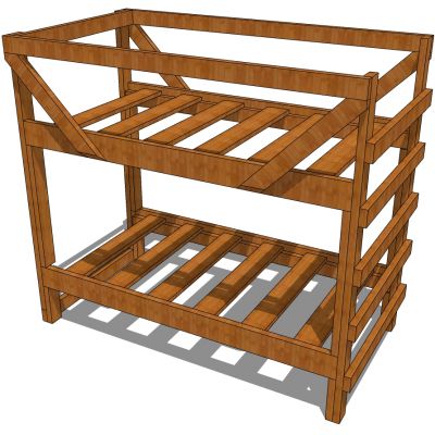 现代宿舍实木上铺高低床