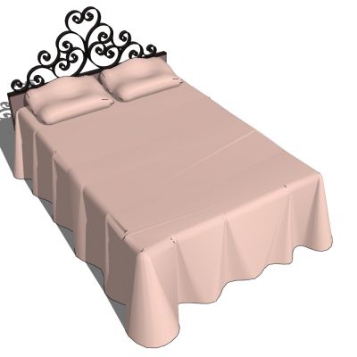 欧式法式美式金属铁艺单人床