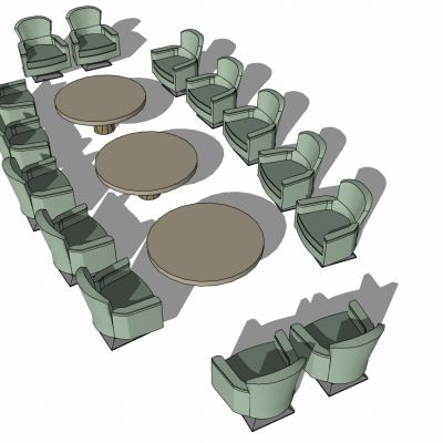 现代办公家具会议室会议桌椅子