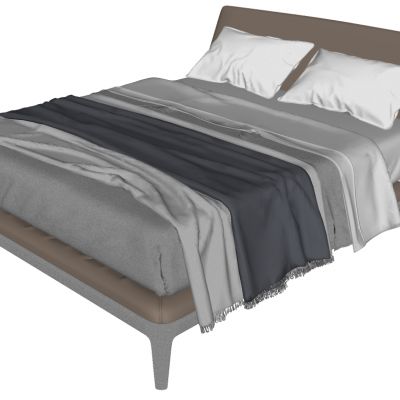 北欧现代双人床