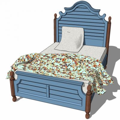 地中海欧式双人床