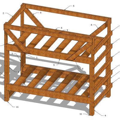 现代实木儿童床