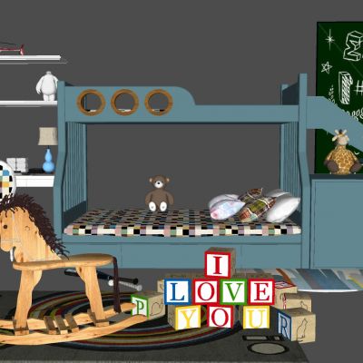 现代北欧儿童房