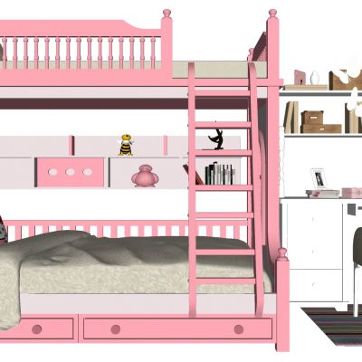 现代北欧美式儿童房