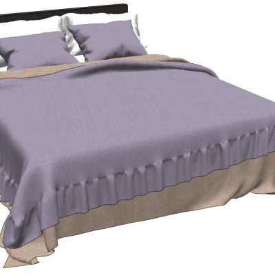 北欧现代双人床