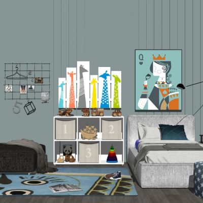 现代北欧儿童房