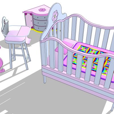 欧式法式美式儿童床