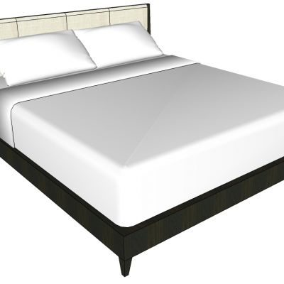 北欧现代双人床