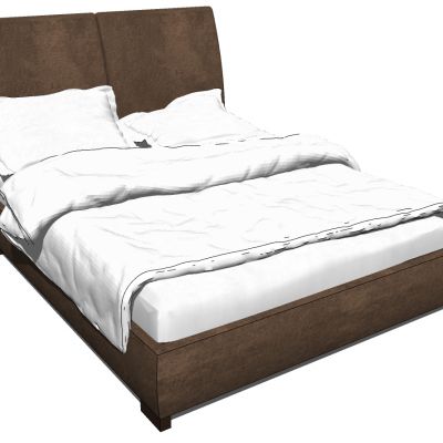 北欧现代双人床