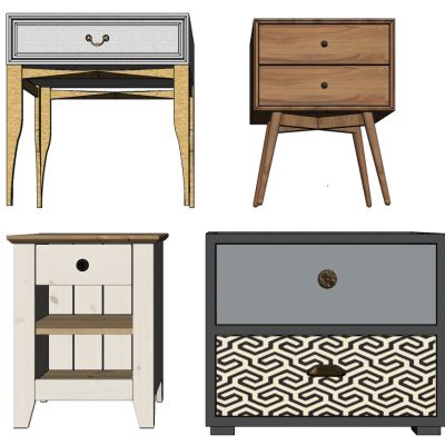 现代北欧简约床