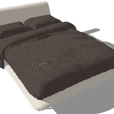 现代北欧简约双人床