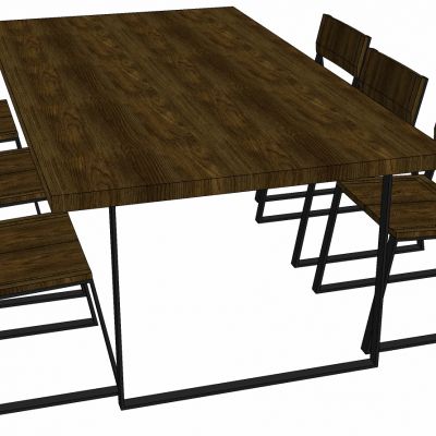 现代办公家具会议室会议桌椅子