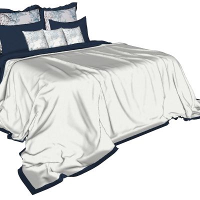 简欧式新中式现代双人床