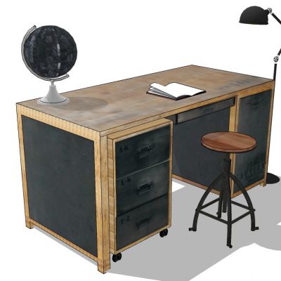 现代办公桌经理办公桌老板台班台椅子