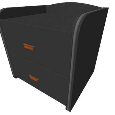 现代北欧简约床