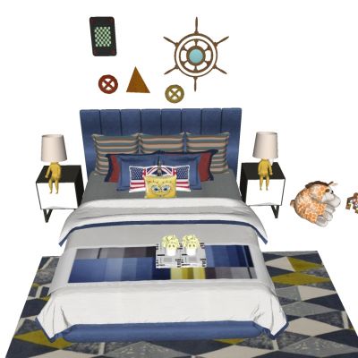 美式地中海儿童房