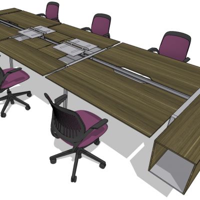 现代办公桌椅员工工位