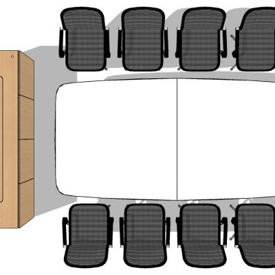 现代会议桌办公椅子