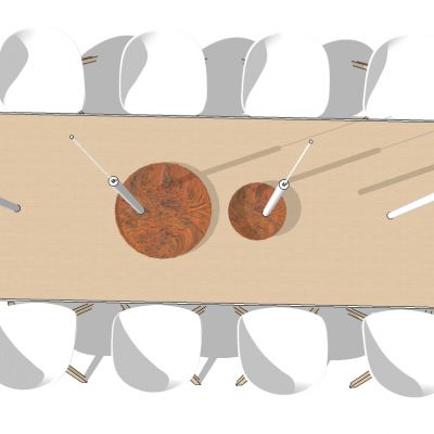 现代会议桌办公椅子