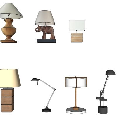 欧式美式现代台灯书桌灯写字灯造型台灯长臂灯