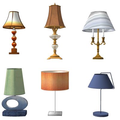 欧式美式金属铁艺客厅卧室台灯床头灯