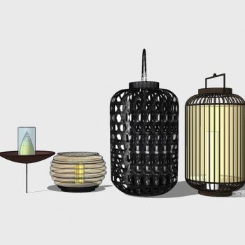 新中式庭院景观灯马灯落地灯灯笼