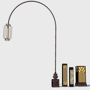 新中式庭院景观灯马灯落地灯