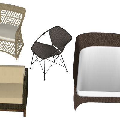 户外休闲沙发藤编座椅