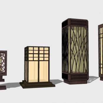 新中式庭院景观灯马灯落地灯