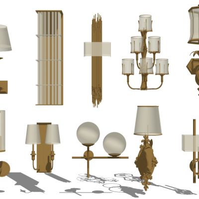 现代新中式欧式壁灯