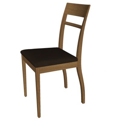 现代简约单人休闲实木椅