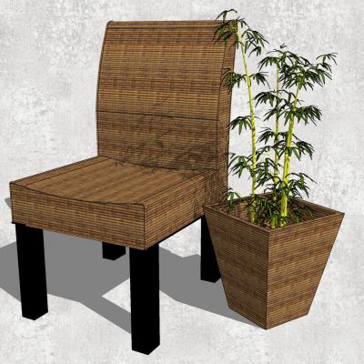 户外休闲藤编竹编藤椅