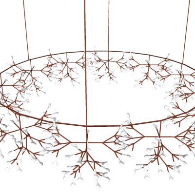 简欧式金属铁艺水晶树枝形状吊灯