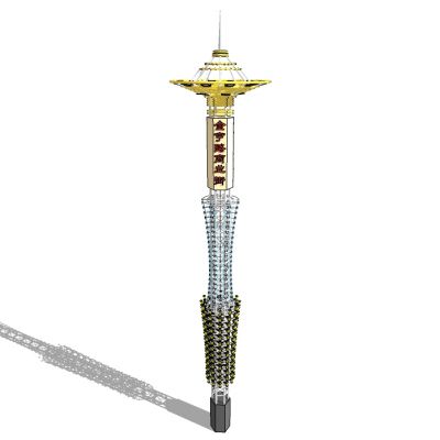 米高杆灯SU模型