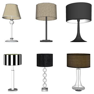 现代简欧式台灯组合