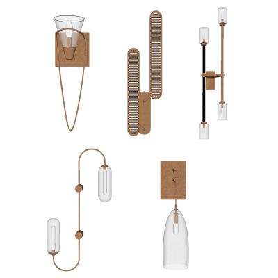 现代北欧壁灯组合