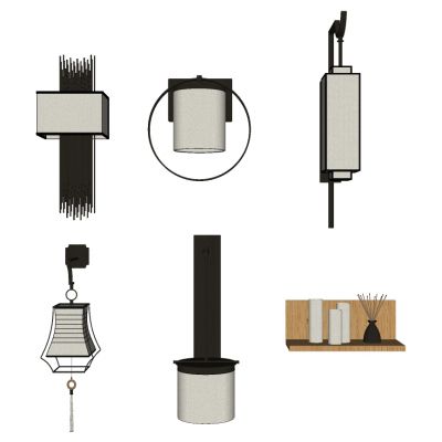 新中式壁灯客厅卧室餐厅过道时尚创意壁灯装饰灯