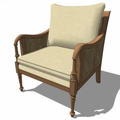 美式欧式古典休闲椅