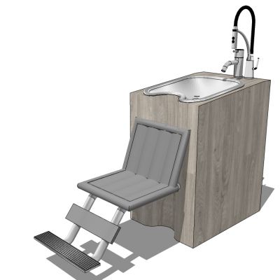 理发店美容洗头洗发椅